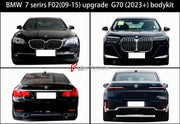 Buy Now CONVERSION BODY KIT FOR BMW 7 SERIES F01 F02 2008 - 2015 UPGRADE TO G70 2023+ FACELIFT and upgrade car parts from SIR Tuning at the Best Price. Headlights, Tail lights, Bodykits, Navigations, body kit and more - Fast & Free Shipping within Europe, US & Worldwide.