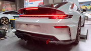 Buy Now CONVERSION CARBON REAR BUMPER WITH DIFFUSER for PORSCHE 911 992.1 CARRERA 2019+ UPGRADE to 911 992.2 GT3 2025+ FACELIFT and upgrade car parts from SIR Tuning at the Best Price. Headlights, Tail lights, Bodykits, Navigations, Carbon body kit and more - Fast & Free Shipping within Europe, US & Worldwide.