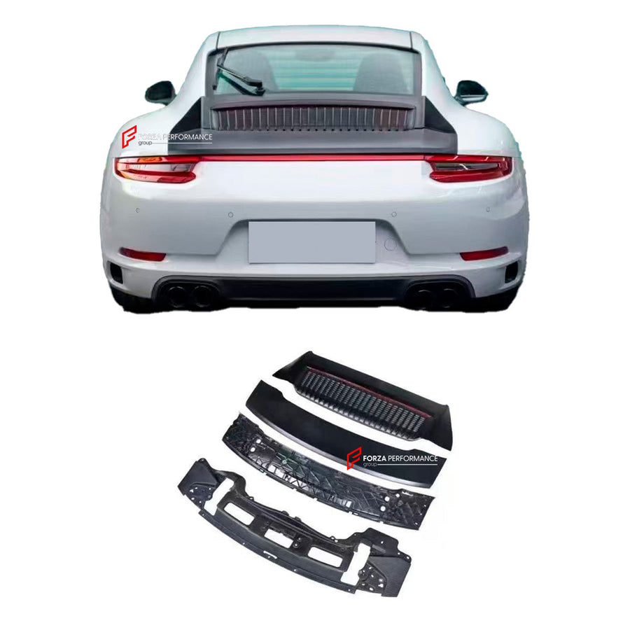 Buy Now CONVERSION UPGRADE ENGINE DECLID WITH DUCK TAIL SPOILER for PORSCHE 911 991.1 CARRERA 2011 - 2017 upgrade to 991.2 2015 - 2020 and upgrade car parts from SIR Tuning at the Best Price. Headlights, Tail lights, Bodykits, Navigations, Carbon body kit and more - Fast & Free Shipping within Europe, US & Worldwide.
