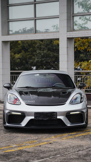 Buy Now CONVERSION UPGRADE FRONT BUMPER KIT for PORSCHE 718 982 GT4 2016+ UPGRADE to GT4RS and upgrade car parts from SIR Tuning at the Best Price. Headlights, Tail lights, Bodykits, Navigations, Carbon body kit and more - Fast & Free Shipping within Europe, US & Worldwide.