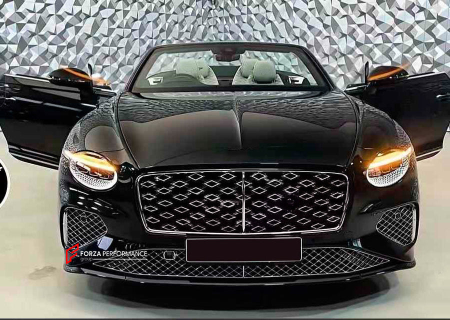 Buy Now CONVERSION UPGRADE FRONT GRILLE KIT for BENTLEY CONTINENTAL GT GTC 2024+ upgrade to MULLINER and upgrade car parts from SIR Tuning at the Best Price. Headlights, Tail lights, Bodykits, Navigations, body kit and more - Fast & Free Shipping within Europe, US & Worldwide.