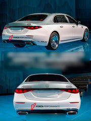 Buy Now CONVERSION W223 2027 FACELIFT BODY KIT FOR MERCEDES-BENZ S-CLASS S400 S500 S580 S63 AMG W223 2020 - 2025 and upgrade car parts from SIR Tuning at the Best Price. Headlights, Tail lights, Bodykits, Navigations, Body Kit and more - Fast & Free Shipping within Europe, US & Worldwide.