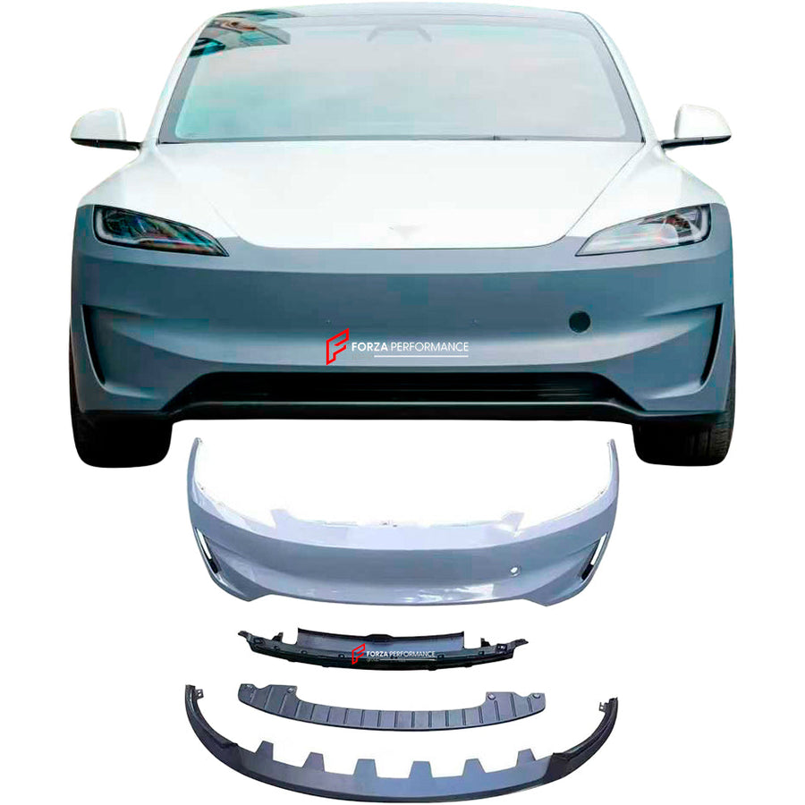 Buy Now CONVERSION FRONT BUMPER for TESLA MODEL 3 FACELIFT 2023+ to PERFORMANCE 2023+ and upgrade car parts from SIR Tuning at the Best Price. Headlights, Tail lights, Bodykits, Navigations, body kit and more - Fast & Free Shipping within Europe, US & Worldwide.