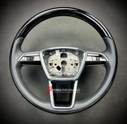 Buy Now CUSTOM WOOD STEERING WHEEL for AUDI A3 A4 A5 A6 A7 A8 and upgrade car parts from SIR Tuning at the Best Price. Headlights, Tail lights, Bodykits, Navigations, steering wheel and more - Fast & Free Shipping within Europe, US & Worldwide.
