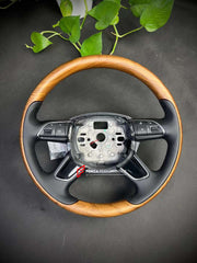 Buy Now CUSTOM WOOD STEERING WHEEL for AUDI A3 A4 A5 A6 A7 A8 and upgrade car parts from SIR Tuning at the Best Price. Headlights, Tail lights, Bodykits, Navigations, steering wheel and more - Fast & Free Shipping within Europe, US & Worldwide.
