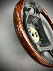 Buy Now CUSTOM WOOD STEERING WHEEL for BENTLEY CONTINENTAL MULSANNE FLYING SPUR BENTAYGA and upgrade car parts from SIR Tuning at the Best Price. Headlights, Tail lights, Bodykits, Navigations, steering wheel and more - Fast & Free Shipping within Europe, US & Worldwide.