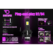 D2R LED Car Headlight Bulbs D Series 6000K High Power Conversion Xenon to LED – product image 3