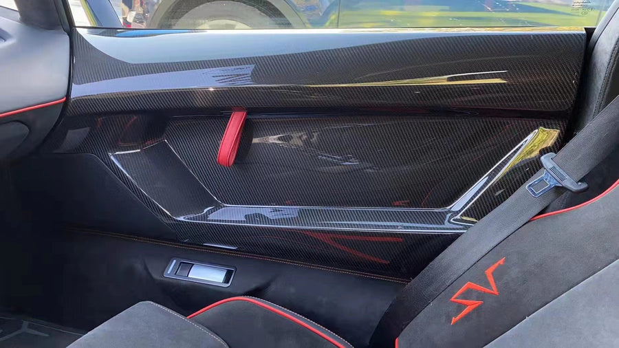 Buy Now CARBON DOOR PANEL FOR LAMBORGHINI AVENTADOR 2011-2016 and upgrade car parts from SIR Tuning at the Best Price. Headlights, Tail lights, Bodykits, Navigations, Carbon body kit and more - Fast & Free Shipping within Europe, US & Worldwide.