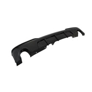 Double Outlet Single Exhaust Diffuser suitable for BMW 5 Series F10 F11 Non-LCI LCI (2011-2017) M-Technik Design Piano Black
