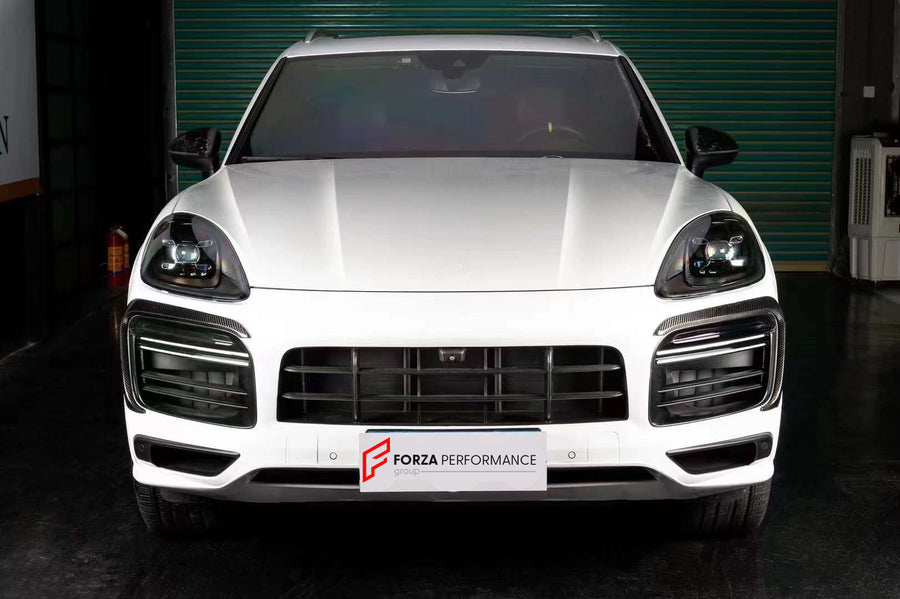 Buy Now DRY CARBON AIR VENT COVERS for PORSCHE CAYENNE TURBO E3 - 9Y0 and upgrade car parts from SIR Tuning at the Best Price. Headlights, Tail lights, Bodykits, Navigations, body kit and more - Fast & Free Shipping within Europe, US & Worldwide.