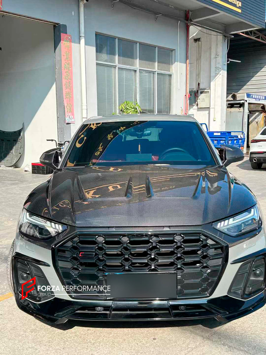 Buy Now DRY CARBON BODY KIT for AUDI Q5 FY FACELIFT 2020+ and upgrade car parts from SIR Tuning at the Best Price. Headlights, Tail lights, Bodykits, Navigations, body kit and more - Fast & Free Shipping within Europe, US & Worldwide.