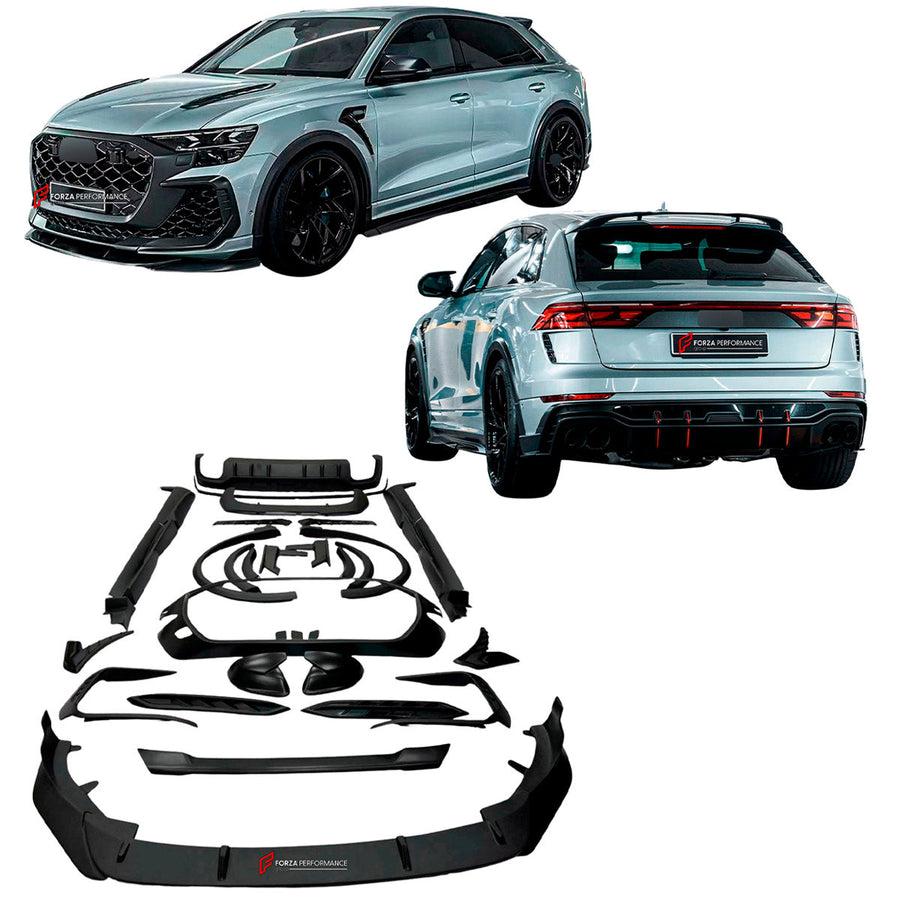 Buy Now DRY CARBON BODY KIT for AUDI RS Q8 4M 2024+ and upgrade car parts from SIR Tuning at the Best Price. Headlights, Tail lights, Bodykits, Navigations, body kit and more - Fast & Free Shipping within Europe, US & Worldwide.
