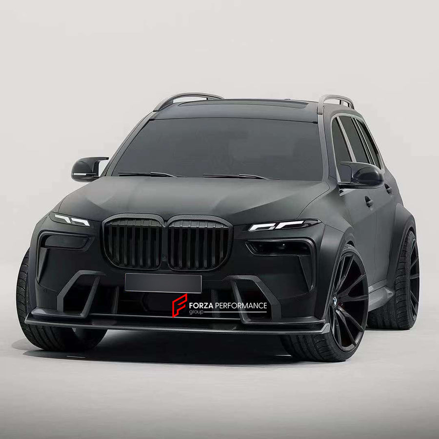 Buy Now DRY CARBON WIDE BODY KIT for BMW X7 G07 LCI 2023 and upgrade car parts from SIR Tuning at the Best Price. Headlights, Tail lights, Bodykits, Navigations, body kit and more - Fast & Free Shipping within Europe, US & Worldwide.