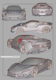 Buy Now AUTHENTIC DARWINPRO DRY CARBON BODY KIT for FERRARI 296 GTB 2022+ and upgrade car parts from SIR Tuning at the Best Price. Headlights, Tail lights, Bodykits, Navigations, Carbon body kit and more - Fast & Free Shipping within Europe, US & Worldwide.