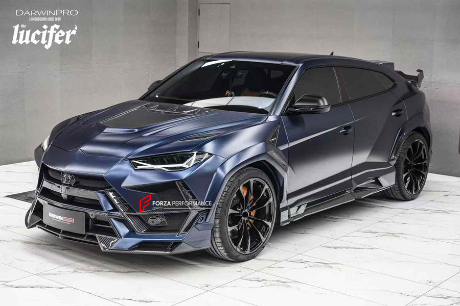 Buy Now AUTHENTIC DARWINPRO DRY CARBON BODY KIT FOR LAMBORGHINI URUS 2018+ and upgrade car parts from SIR Tuning at the Best Price. Headlights, Tail lights, Bodykits, Navigations, Carbon body kit and more - Fast & Free Shipping within Europe, US & Worldwide.