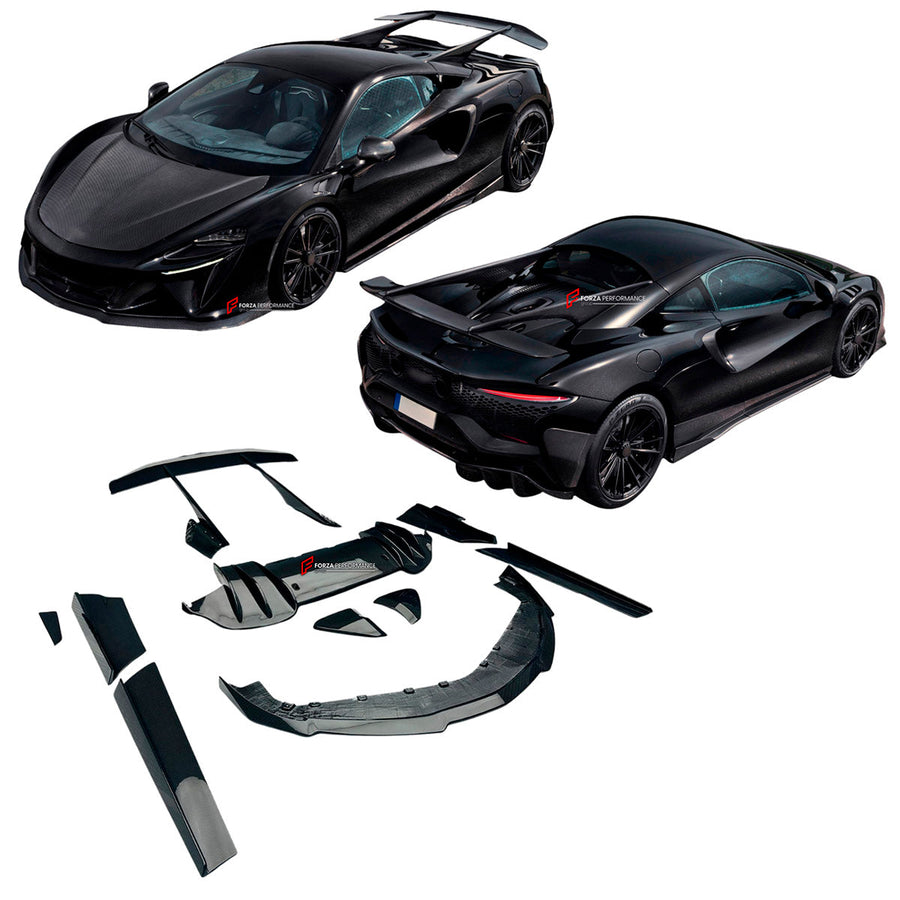 Buy Now DRY CARBON BODY KIT for MCLAREN ARTURA 2021+ and upgrade car parts from SIR Tuning at the Best Price. Headlights, Tail lights, Bodykits, Navigations, Carbon body kit and more - Fast & Free Shipping within Europe, US & Worldwide.