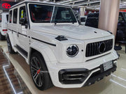 Buy Now DRY CARBON BODY KIT for MERCEDES BENZ G CLASS W463A W464 G350D G400D G500 G550 G63 AMG 2019 - 2024 and upgrade car parts from SIR Tuning at the Best Price. Headlights, Tail lights, Bodykits, Navigations, body kit and more - Fast & Free Shipping within Europe, US & Worldwide.