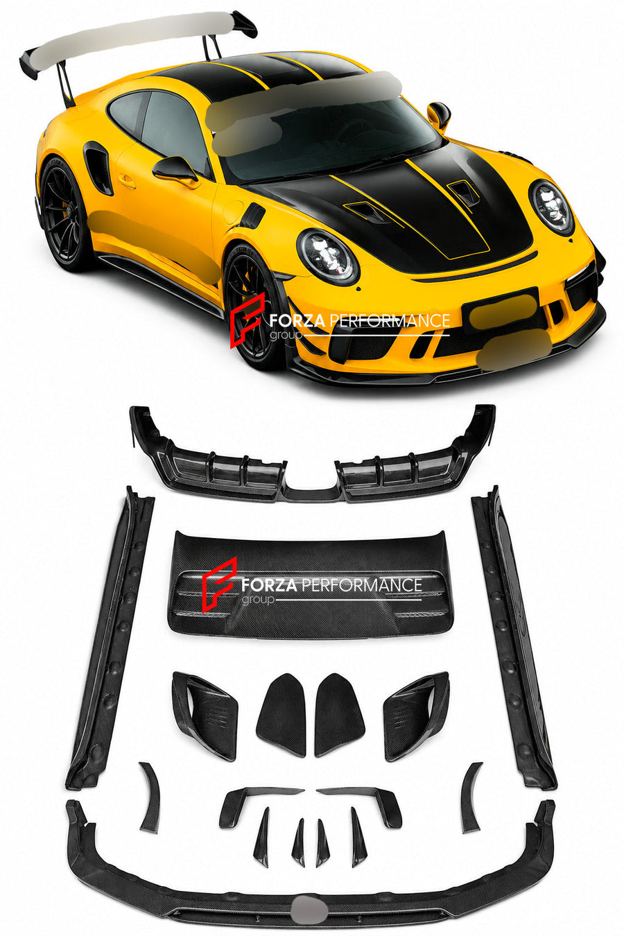 Buy Now DRY CARBON BODY KIT for PORSCHE 911 991.2 GT3 RS 2018 - 2020 and upgrade car parts from SIR Tuning at the Best Price. Headlights, Tail lights, Bodykits, Navigations, body kit and more - Fast & Free Shipping within Europe, US & Worldwide.