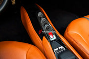 Buy Now DRY CARBON CENTER CONSOLE BRIDGE for FERRARI F8 TRIBUTO SPIDER 2019 - 2023 and upgrade car parts from SIR Tuning at the Best Price. Headlights, Tail lights, Bodykits, Navigations, body kit and more - Fast & Free Shipping within Europe, US & Worldwide.
