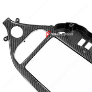 Buy Now DRY CARBON CENTER CONSOLE SCREEN TRIM for MCLAREN 720S 2017 - 2023 and upgrade car parts from SIR Tuning at the Best Price. Headlights, Tail lights, Bodykits, Navigations, Carbon body kit and more - Fast & Free Shipping within Europe, US & Worldwide.