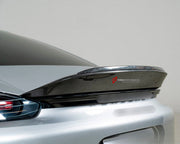 Buy Now DRY CARBON DUCKTAIL SPOILER for PORSCHE 718 982 SPYDER CAYMAN BOXSTER 2016 - 2025 and upgrade car parts from SIR Tuning at the Best Price. Headlights, Tail lights, Bodykits, Navigations, body kit and more - Fast & Free Shipping within Europe, US & Worldwide.