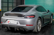 Buy Now DRY CARBON DUCKTAIL SPOILER for PORSCHE 718 982 SPYDER CAYMAN BOXSTER 2016 - 2025 and upgrade car parts from SIR Tuning at the Best Price. Headlights, Tail lights, Bodykits, Navigations, body kit and more - Fast & Free Shipping within Europe, US & Worldwide.