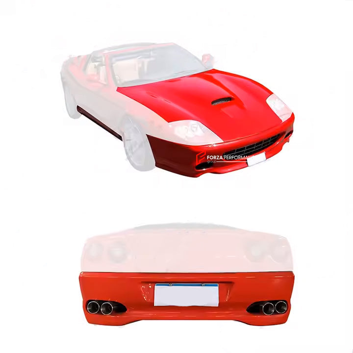 Buy Now BODY KIT for FERRARI 575M MARANELLO 2002 - 2006 OEM STYLE and upgrade car parts from SIR Tuning at the Best Price. Headlights, Tail lights, Bodykits, Navigations, Carbon body kit and more - Fast & Free Shipping within Europe, US & Worldwide.