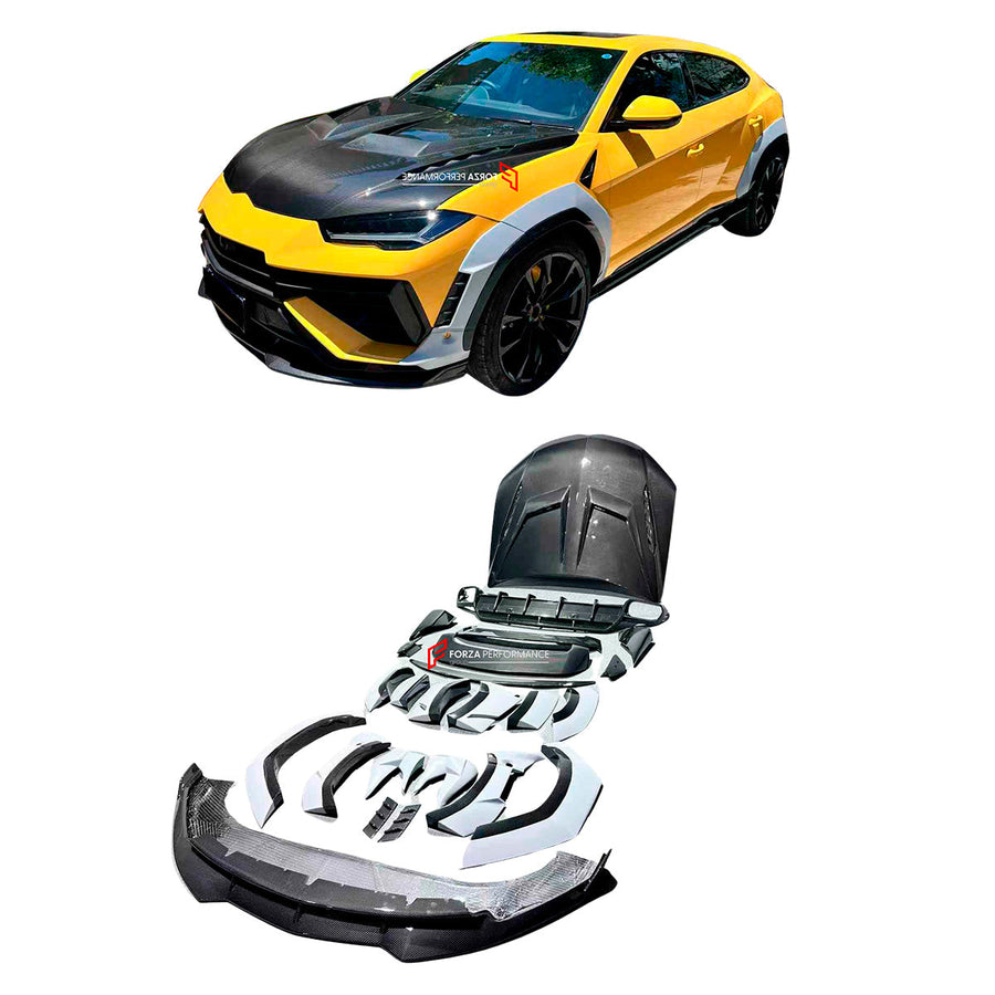Buy Now CARBON FIBER BODY KIT for LAMBORGHINI URUS S 2023-2024 and upgrade car parts from SIR Tuning at the Best Price. Headlights, Tail lights, Bodykits, Navigations, body kit and more - Fast & Free Shipping within Europe, US & Worldwide.