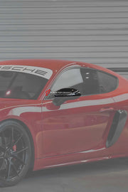 Buy Now DRY CARBON FIBER SIDE MIRROR COVERS REPLACEMENT for PORSCHE 718 982 CAYMAN BOXSTER 2016+ and upgrade car parts from SIR Tuning at the Best Price. Headlights, Tail lights, Bodykits, Navigations, body kit and more - Fast & Free Shipping within Europe, US & Worldwide.