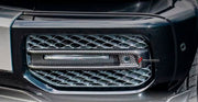 Buy Now DRY CARBON FRONT BUMBER AIR VENTS for MERCEDES BENZ W464 G63 2018 - 2024 and upgrade car parts from SIR Tuning at the Best Price. Headlights, Tail lights, Bodykits, Navigations, body kit and more - Fast & Free Shipping within Europe, US & Worldwide.