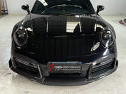 Buy Now DRY CARBON FRONT BUMPER AIR VENTS COVER for PORSCHE 911 992.1 TURBO S 2019 - 2025 and upgrade car parts from SIR Tuning at the Best Price. Headlights, Tail lights, Bodykits, Navigations, body kit and more - Fast & Free Shipping within Europe, US & Worldwide.