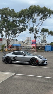 Buy Now DRY CARBON FRONT BUMPER CANARDS for PORSCHE 718 982 GT4 2016+ and upgrade car parts from SIR Tuning at the Best Price. Headlights, Tail lights, Bodykits, Navigations, body kit and more - Fast & Free Shipping within Europe, US & Worldwide.