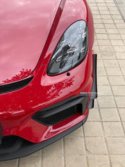 Buy Now DRY CARBON FRONT BUMPER CANARDS for PORSCHE 718 982 GT4 2016+ and upgrade car parts from SIR Tuning at the Best Price. Headlights, Tail lights, Bodykits, Navigations, body kit and more - Fast & Free Shipping within Europe, US & Worldwide.