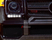 Buy Now DRY CARBON FRONT BUMPER COVER TRIMS for MERCEDES-BENZ G-CLASS W463 G63 2008 - 2018 and upgrade car parts from SIR Tuning at the Best Price. Headlights, Tail lights, Bodykits, Navigations, Body Kit and more - Fast & Free Shipping within Europe, US & Worldwide.