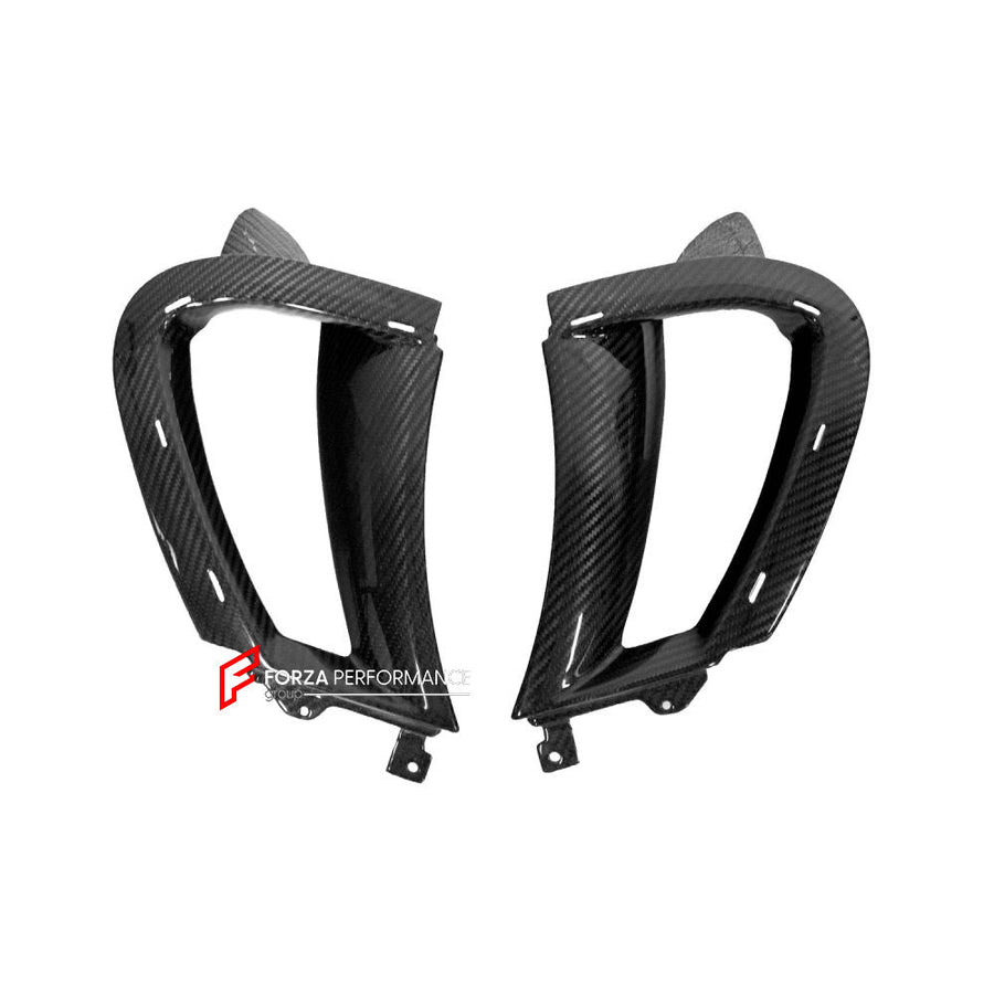 Buy Now DRY CARBON FRONT BUMPER SIDE AIR INLET for MCLAREN 720 S 765LT and upgrade car parts from SIR Tuning at the Best Price. Headlights, Tail lights, Bodykits, Navigations, Carbon body kit and more - Fast & Free Shipping within Europe, US & Worldwide.