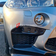 Buy Now DRY CARBON FRONT BUMPER VENT COVERS for BMW X5M F85 SUV 2014 - 2019 X6M F86 COUPE SUV 2014 - 2019 and upgrade car parts from SIR Tuning at the Best Price. Headlights, Tail lights, Bodykits, Navigations, body kit and more - Fast & Free Shipping within Europe, US & Worldwide.