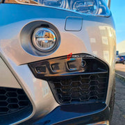 Buy Now DRY CARBON FRONT BUMPER VENT COVERS for BMW X5M F85 SUV 2014 - 2019 X6M F86 COUPE SUV 2014 - 2019 and upgrade car parts from SIR Tuning at the Best Price. Headlights, Tail lights, Bodykits, Navigations, body kit and more - Fast & Free Shipping within Europe, US & Worldwide.