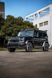 Buy Now DRY CARBON FRONT BUMPER WITH LIP for MERCEDES BENZ AMG G63 W465 G350 G500 G550 AMG G63 2024+ and upgrade car parts from SIR Tuning at the Best Price. Headlights, Tail lights, Bodykits, Navigations, body kit and more - Fast & Free Shipping within Europe, US & Worldwide.