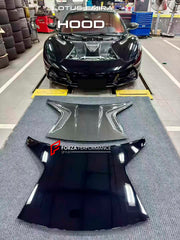 Buy Now DRY CARBON HOOD BONNET for LOTUS EMIRA 2022+ and upgrade car parts from SIR Tuning at the Best Price. Headlights, Tail lights, Bodykits, Navigations, Carbon body kit and more - Fast & Free Shipping within Europe, US & Worldwide.
