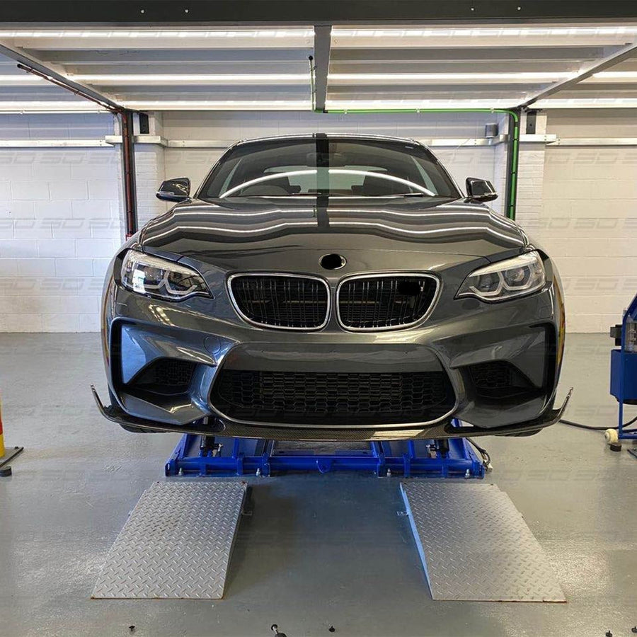 Buy Now DRY CARBON FRONT LIP FOR BMW M2 F87 | MP STYLE and upgrade car parts from SIR Tuning at the Best Price. Headlights, Tail lights, Bodykits, Navigations, body kit and more - Fast & Free Shipping within Europe, US & Worldwide.