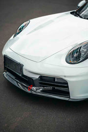 Buy Now DRY CARBON REPLACEMENT FRONT LIP for PORSCHE 911 992.2 CARRERA T S GTS 2025+ and upgrade car parts from SIR Tuning at the Best Price. Headlights, Tail lights, Bodykits, Navigations, body kit and more - Fast & Free Shipping within Europe, US & Worldwide.