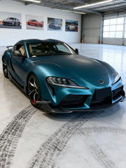 Buy Now DRY CARBON FRONT LIP for TOYOTA GR SUPRA A90 2019+ and upgrade car parts from SIR Tuning at the Best Price. Headlights, Tail lights, Bodykits, Navigations, body kit and more - Fast & Free Shipping within Europe, US & Worldwide.