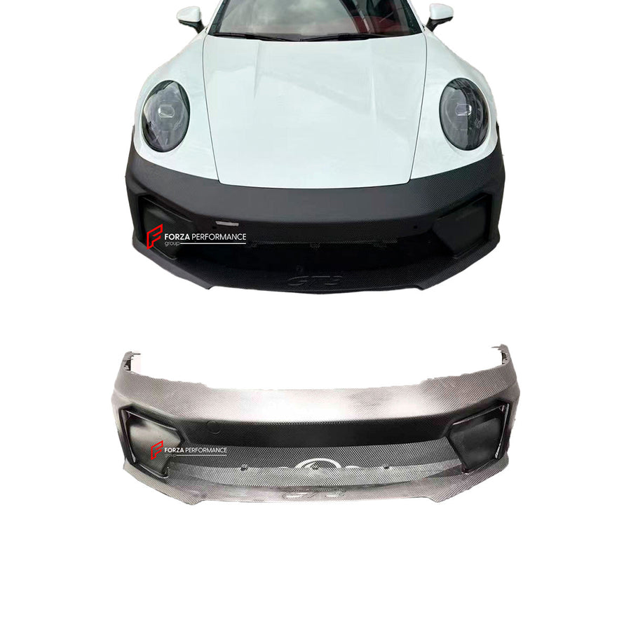 Buy Now CONVERSION UPGRADE CARBON FRONT BUMPER for PORSCHE 911 992.1 992.2 CARRERA 2020+ upgrade to GT3 and upgrade car parts from SIR Tuning at the Best Price. Headlights, Tail lights, Bodykits, Navigations, Carbon body kit and more - Fast & Free Shipping within Europe, US & Worldwide.
