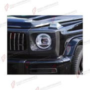 Buy Now DRY CARBON HEADLIGHT COVERS for MERCEDES-BENZ G-CLASS W464 2019 - 2024 and upgrade car parts from SIR Tuning at the Best Price. Headlights, Tail lights, Bodykits, Navigations, Body Kit and more - Fast & Free Shipping within Europe, US & Worldwide.