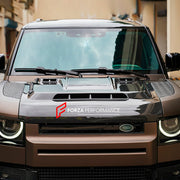 Buy Now DRY CARBON HOOD BONNET for LAND ROVER DEFENDER 2020-2024 and upgrade car parts from SIR Tuning at the Best Price. Headlights, Tail lights, Bodykits, Navigations, body kit and more - Fast & Free Shipping within Europe, US & Worldwide.