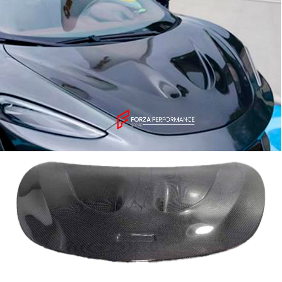 Buy Now DRY CARBON HOOD BONNET for MCLAREN GT 2019 - 2023 and upgrade car parts from SIR Tuning at the Best Price. Headlights, Tail lights, Bodykits, Navigations, body kit and more - Fast & Free Shipping within Europe, US & Worldwide.