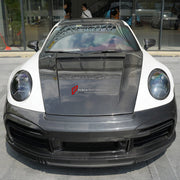 Buy Now DRY CARBON HOOD BONNET for PORSCHE 911 992 2019+ and upgrade car parts from SIR Tuning at the Best Price. Headlights, Tail lights, Bodykits, Navigations, body kit and more - Fast & Free Shipping within Europe, US & Worldwide.