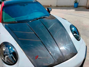 Buy Now DRY CARBON HOOD BONNET for PORSCHE 911 992 2019+ and upgrade car parts from SIR Tuning at the Best Price. Headlights, Tail lights, Bodykits, Navigations, body kit and more - Fast & Free Shipping within Europe, US & Worldwide.