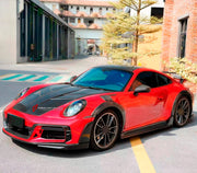 Buy Now DRY CARBON HOOD BONNET for PORSCHE 911 992 2019+ and upgrade car parts from SIR Tuning at the Best Price. Headlights, Tail lights, Bodykits, Navigations, body kit and more - Fast & Free Shipping within Europe, US & Worldwide.