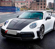Buy Now DRY CARBON HOOD BONNET for PORSCHE 911 992 2019+ and upgrade car parts from SIR Tuning at the Best Price. Headlights, Tail lights, Bodykits, Navigations, body kit and more - Fast & Free Shipping within Europe, US & Worldwide.